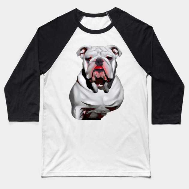 Bull dog Baseball T-Shirt by Right-Fit27